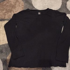 Women blk fruit of the loom thermal